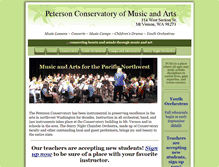 Tablet Screenshot of pcmusical.org